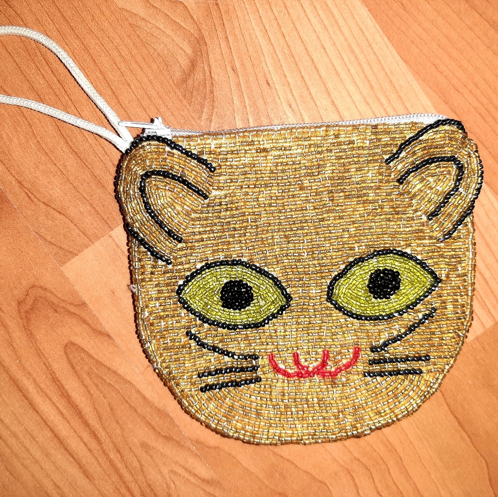 Handmade New cat coin purse